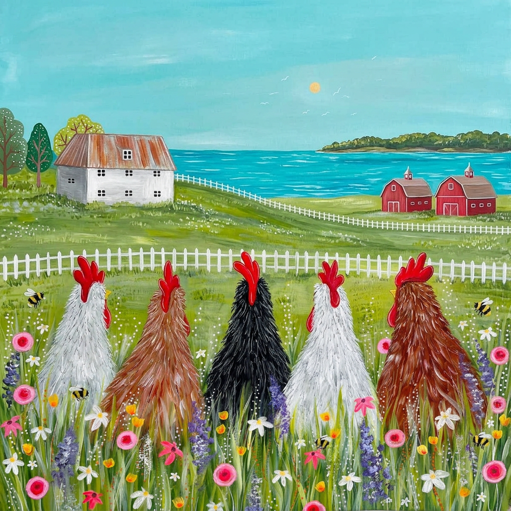 Gallinas del campo