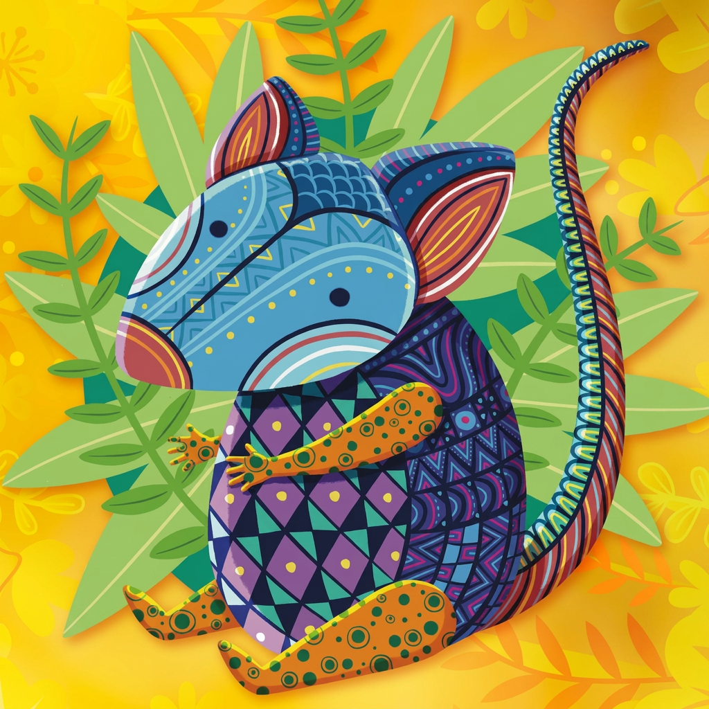 Ratón alebrije